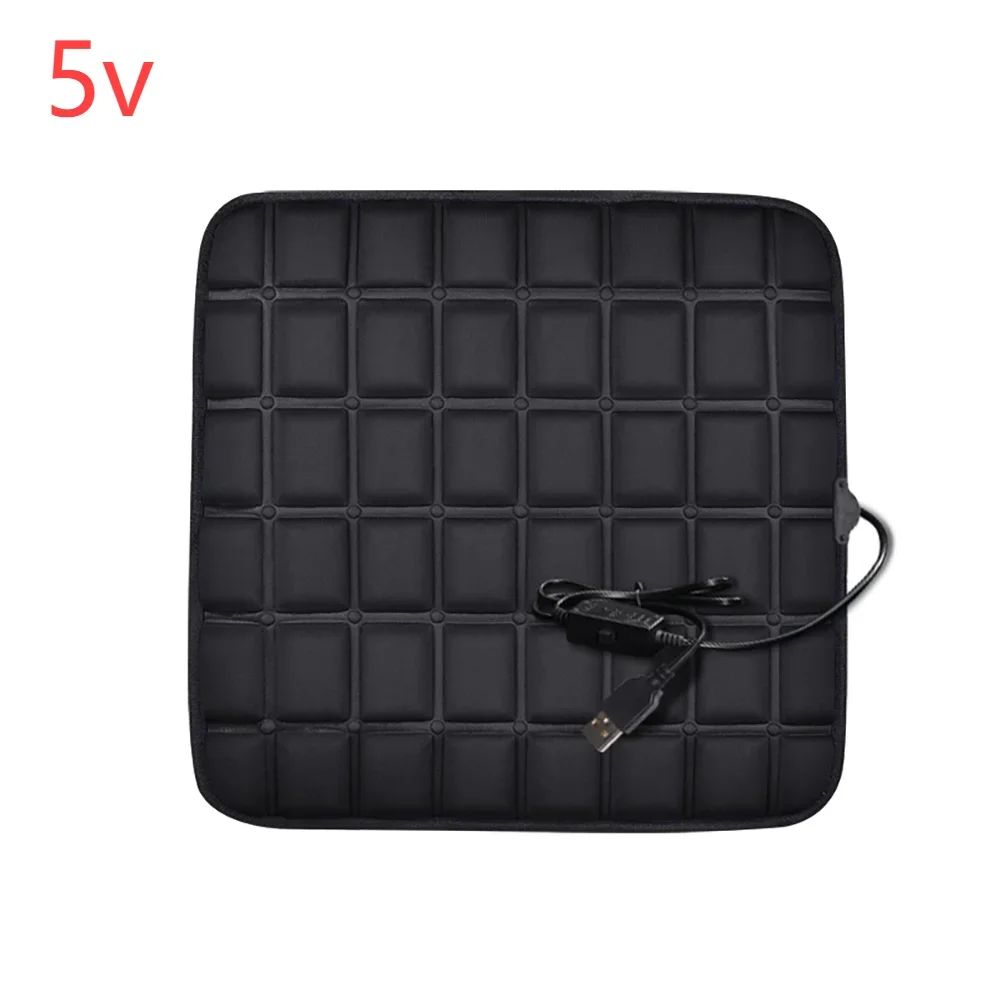 12V Motorcycle Heated Seat Cushion – Waterproof 3-Level Smart Temperature Control Winter Heating Pad Anti-Slip