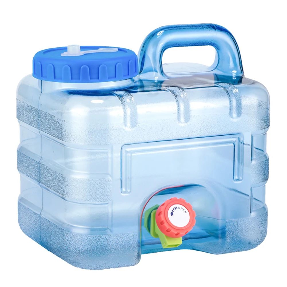 Large Capacity Camping Water Container – Portable Food-Grade Water Storage Tank with Detachable Faucet for Travel & Driv
