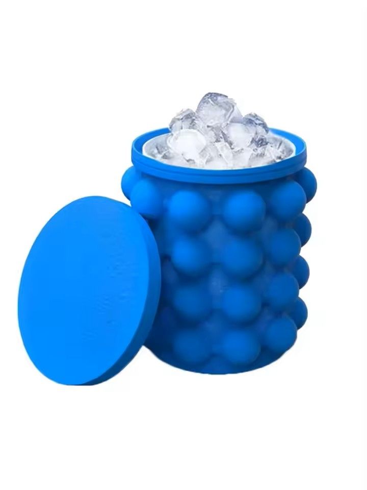 2-in-1 Silicone Ice Cube Maker & Serving Bucket