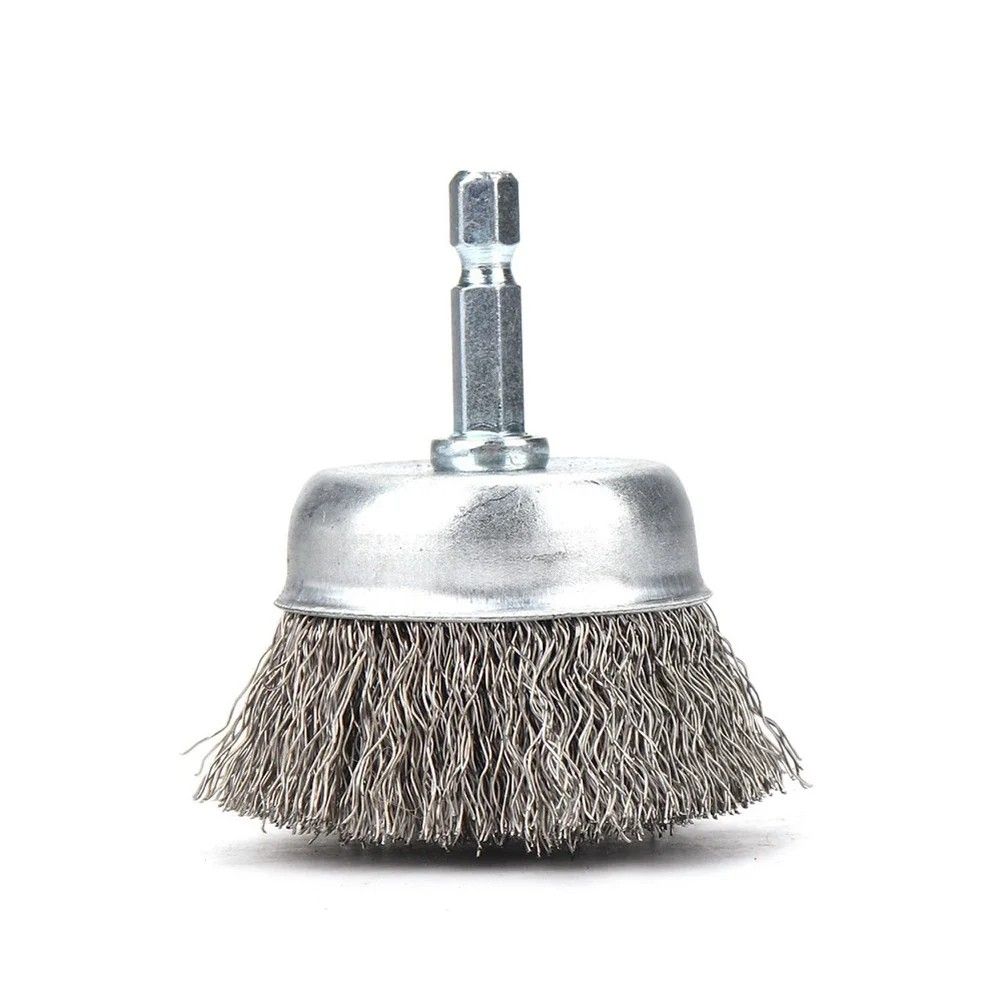 50mm 65mm Steel Wire Wheel Brush for Drill Metal Rust Removal and Polishing Rotary Tool Attachment