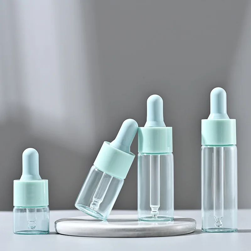 Portable Refillable Mini Dropper Bottle – 5ml/10ml Macaron Color Glass Vial