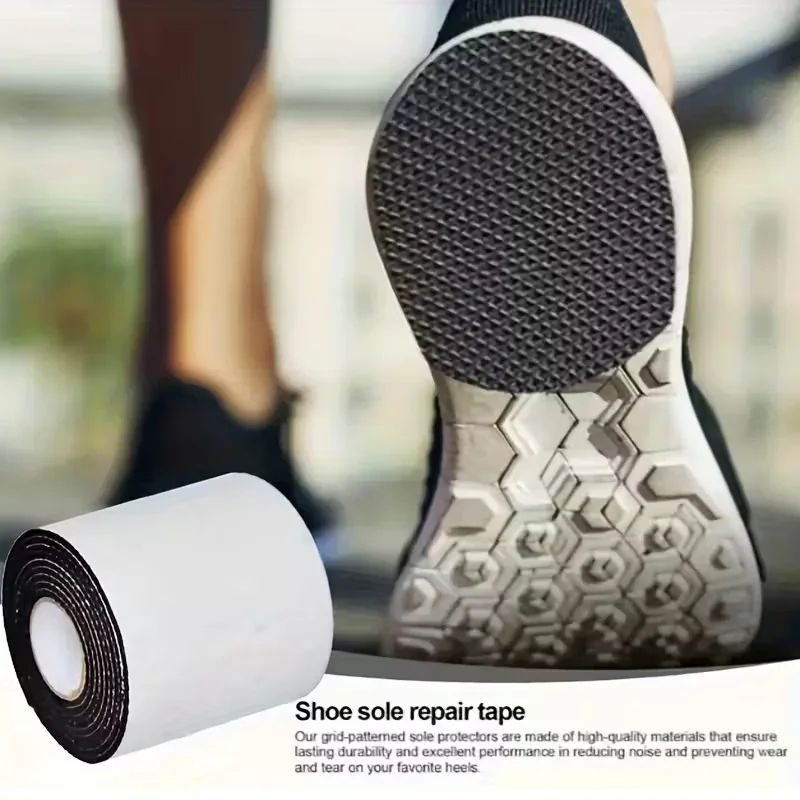 39" Extra Durable Self-Adhesive Sole Pads Anti-Slip Repair Tape for Heels Sneakers and Sandals