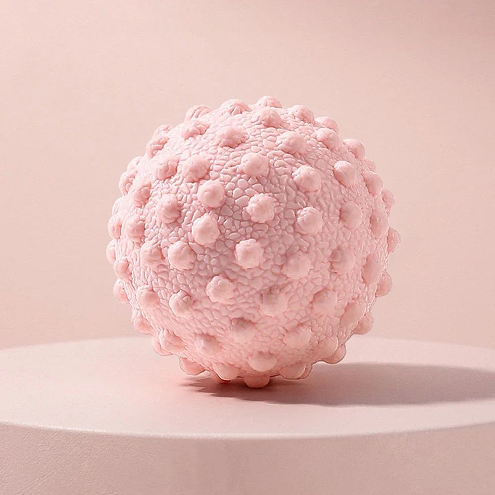 Raised Point Fascia Massage Ball – TPR Yoga Therapy Ball for Back, Waist, Foot, and Posture Relief