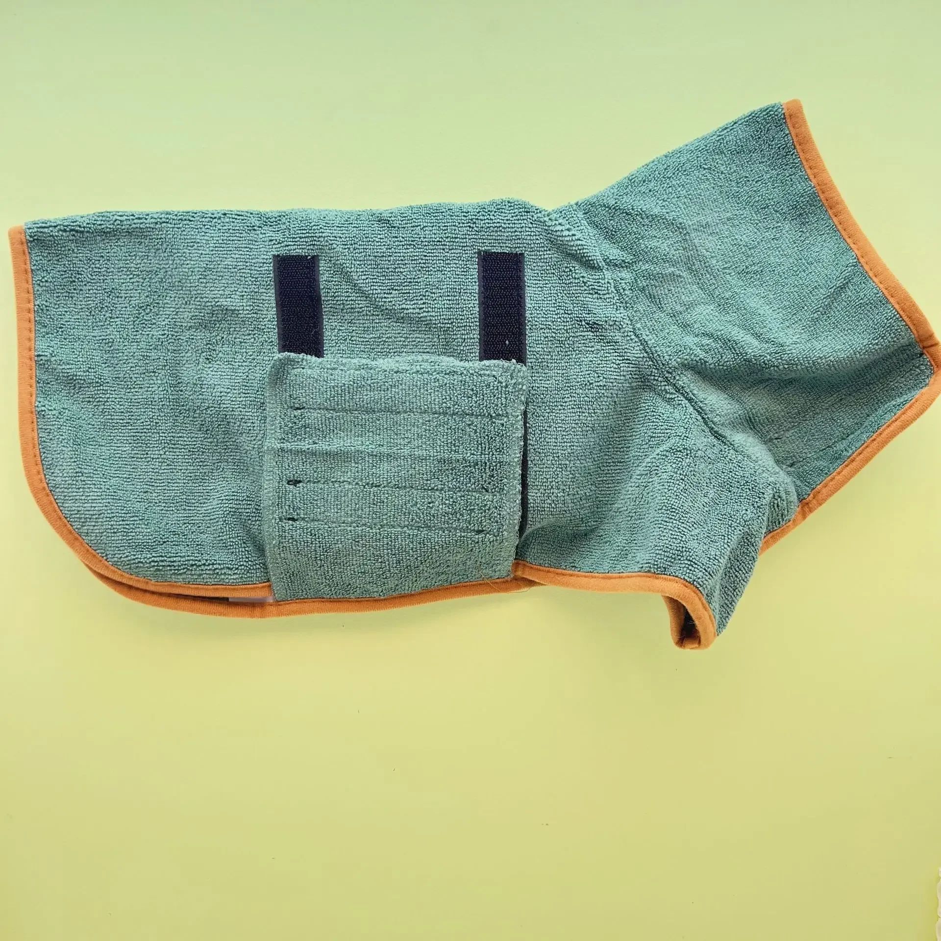 Absorbent Dog Bathrobe Quick Drying Pet Bath Towel Full Body Wrap for Dogs and Cats