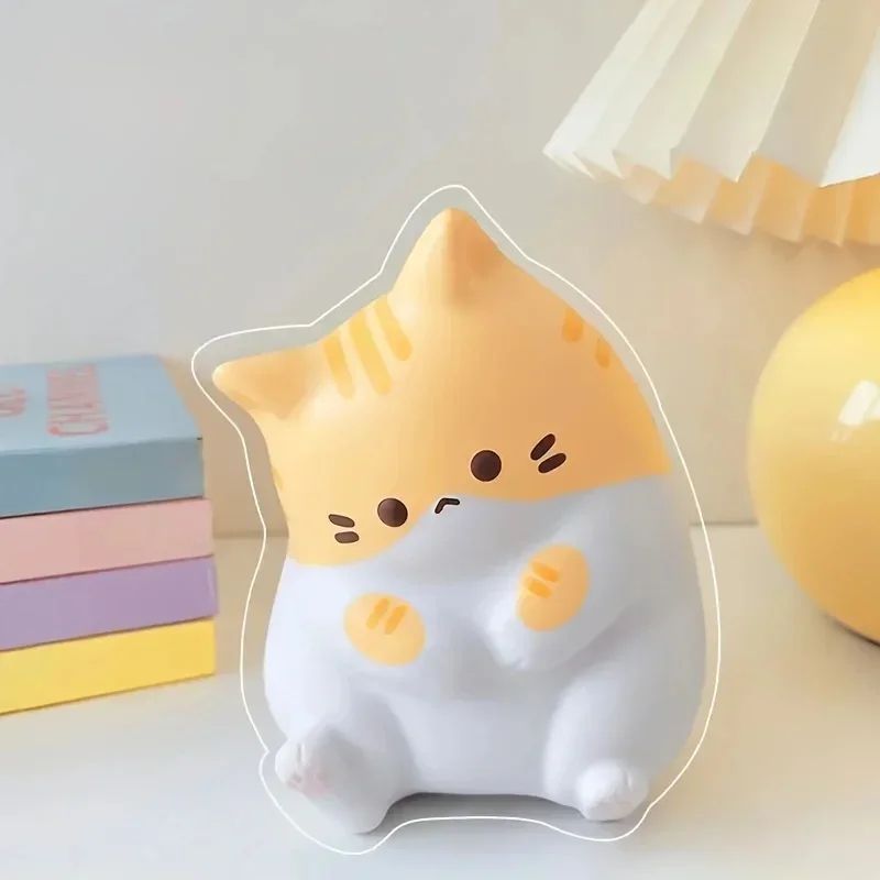 Adorable Cartoon Cat Squeeze Stress Toy