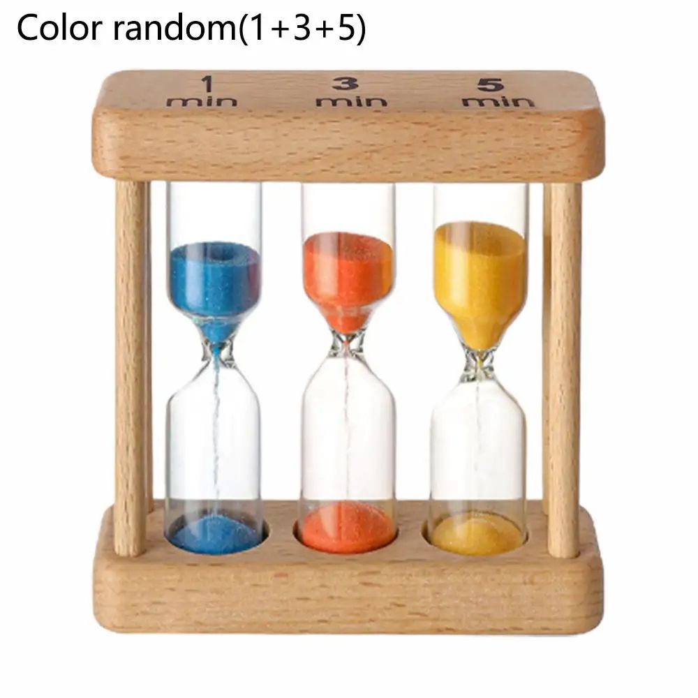 Wooden Sand Timer Hourglass Set