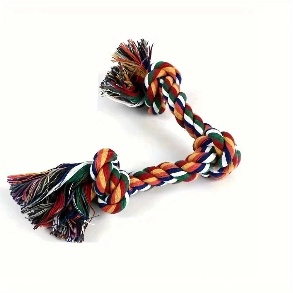 Dog Rope Chew Toy Set Durable Cotton Knot Toys For Puppies