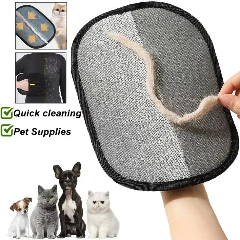 Reusable Pet Hair Remover Gloves