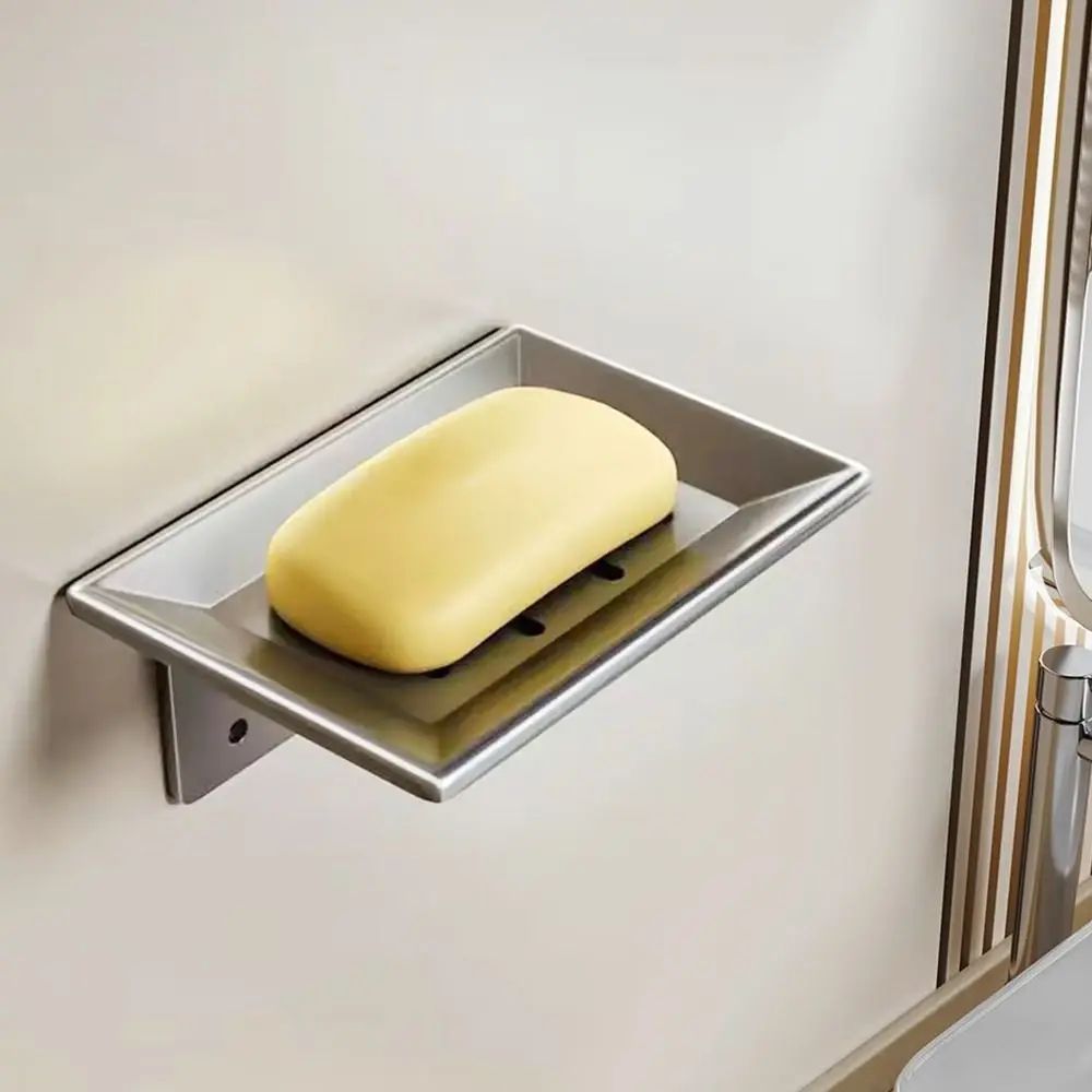 No Drill Metal Wall Mounted Soap Holder