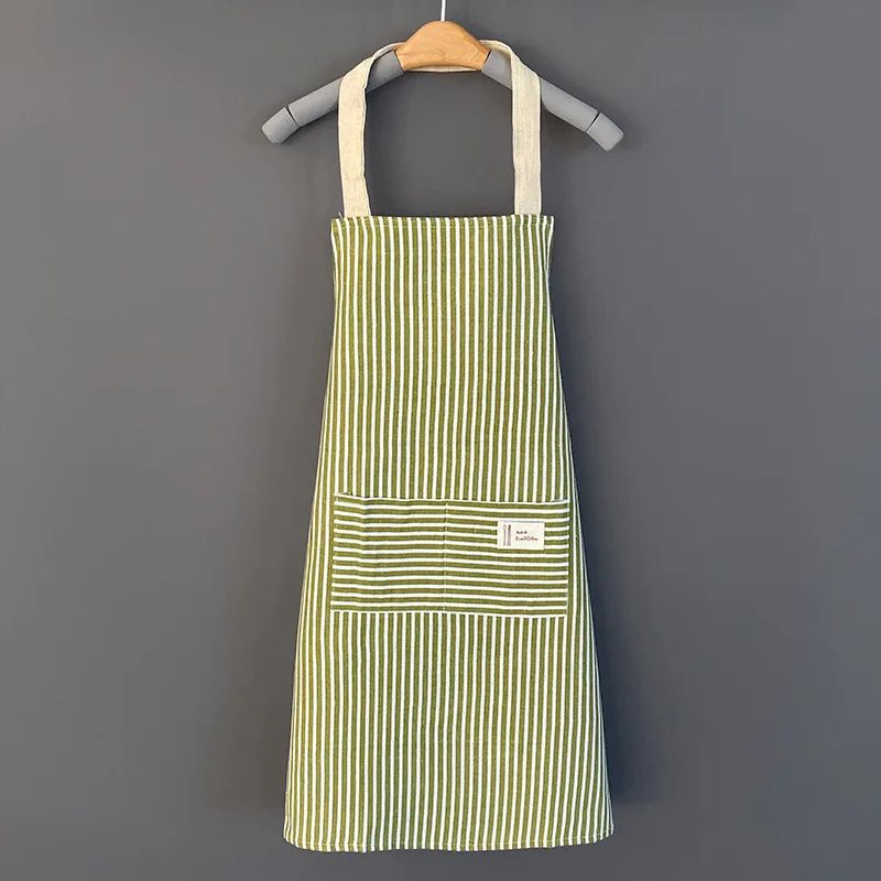 Striped Cotton Japanese Style Apron