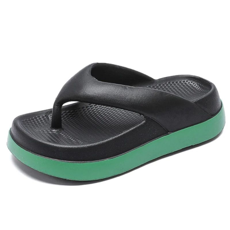 Womens Casual Platform Flip Flops Non-Slip Outdoor Sandals