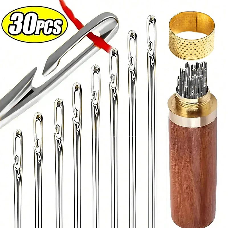 Self Threading Sewing Needles Set for Easy Stitching | Inspire Uplift