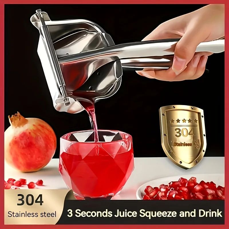 304 Stainless Steel Manual Juice Squeezer for Citrus