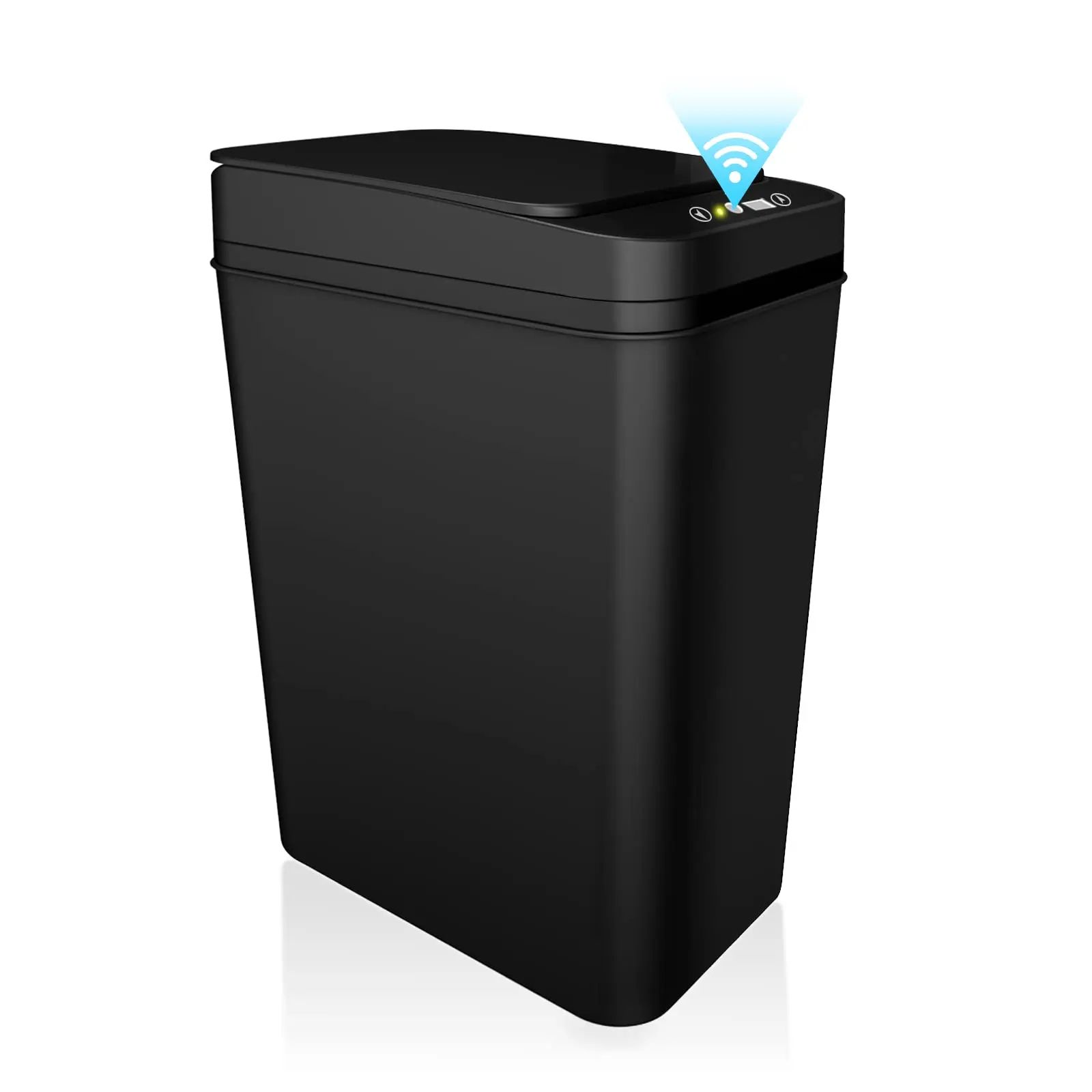 Touchless Motion Sensor Bathroom Trash Can with Lid