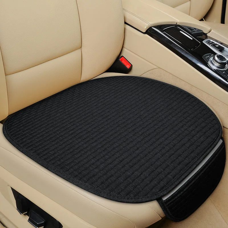 Universal Breathable Linen Car Seat Cover Front Seat Protector
