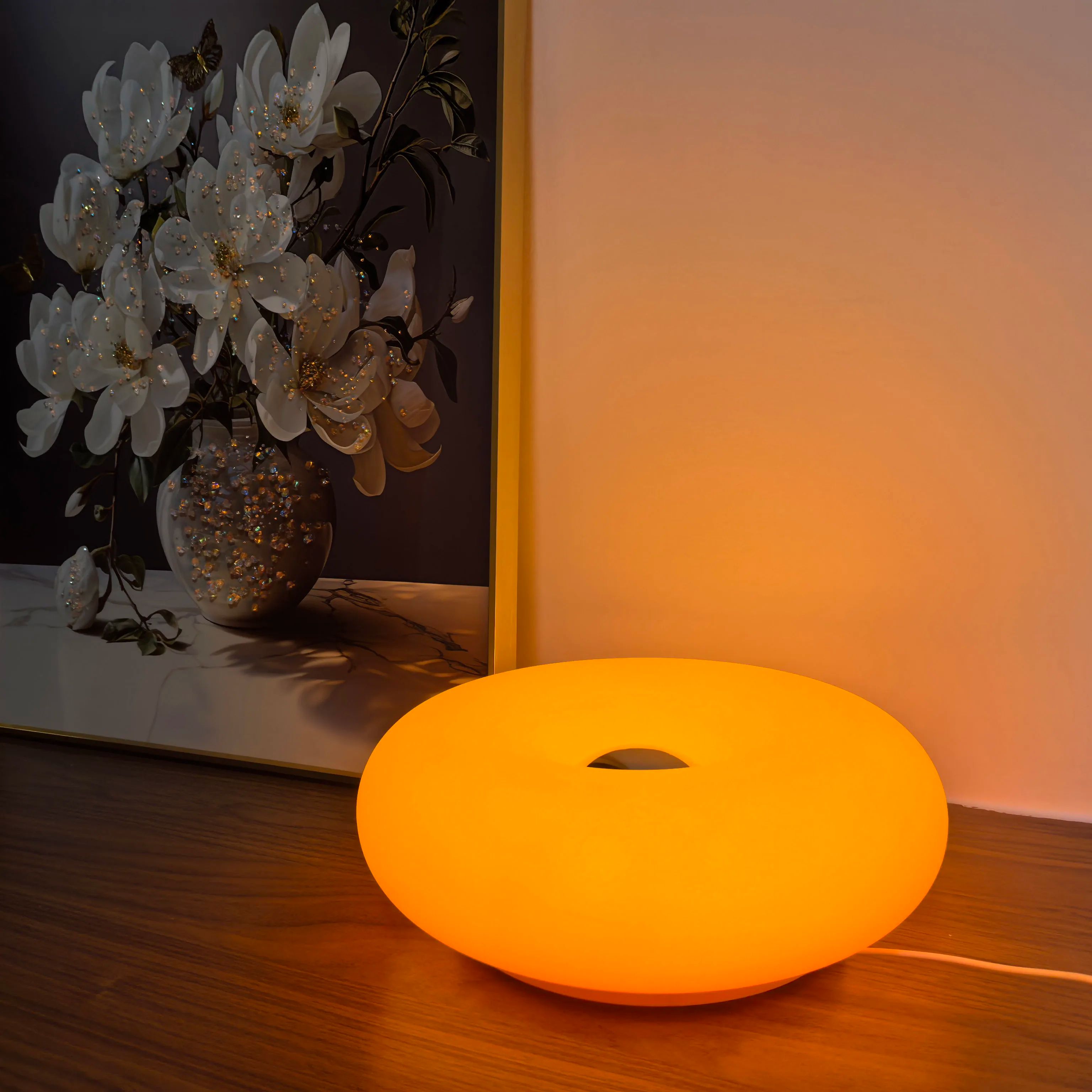 Donut LED Rechargeable Touch Table Lamp | Inspire Uplift
