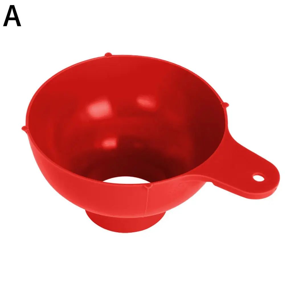 Wide Mouth Plastic Kitchen Funnel with Filter