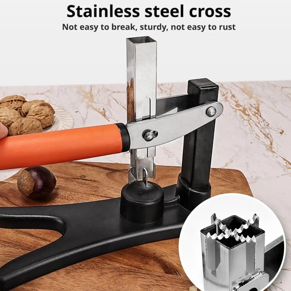 Stainless Steel Chestnut Cutter Nutcracker Shelling Tool