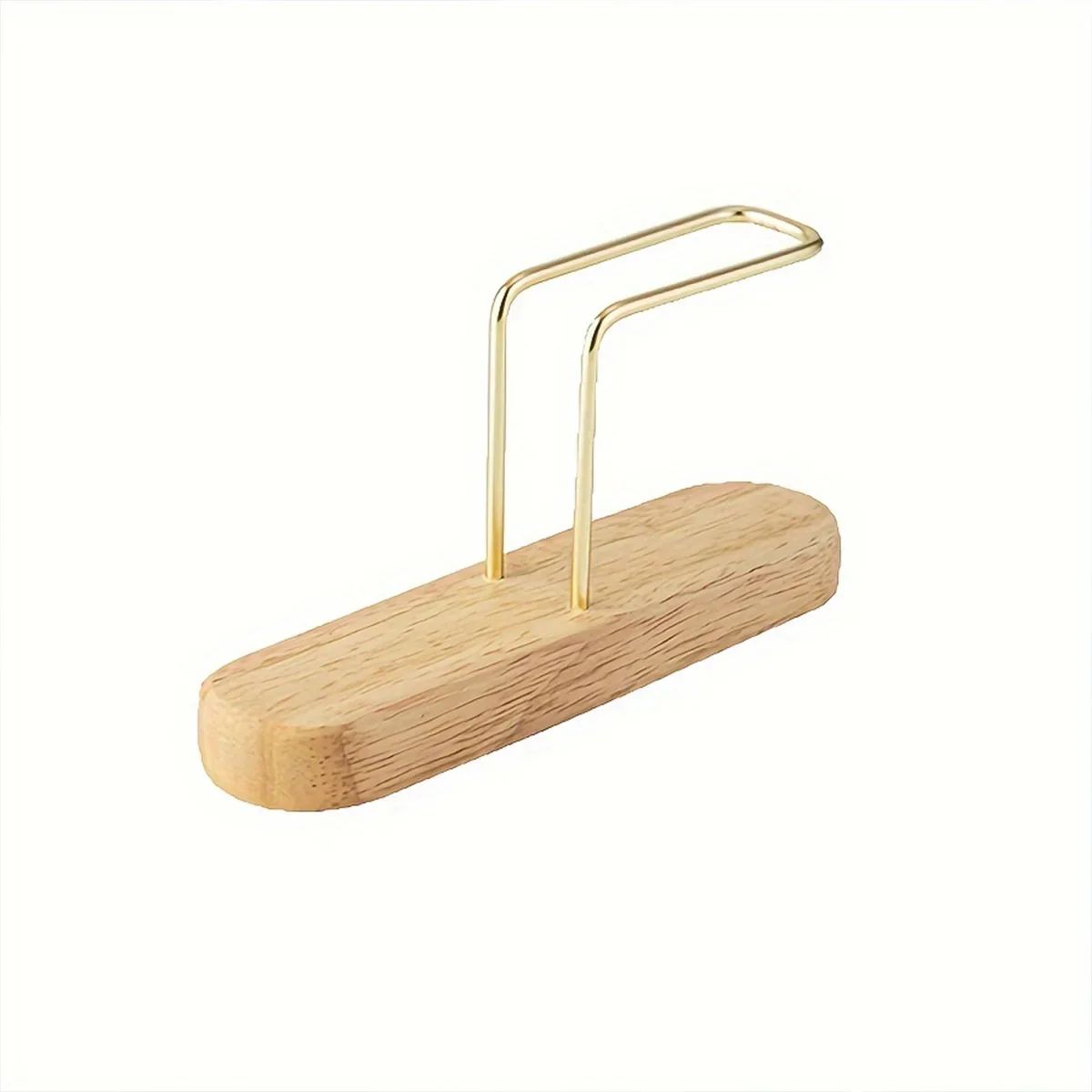 Wooden Coffee Filter Paper Holder Vertical Storage Rack