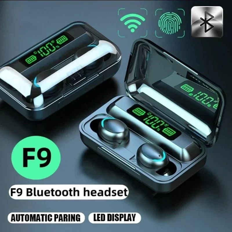 TWS Bluetooth Wireless Earbuds HiFi Stereo Sports Headset