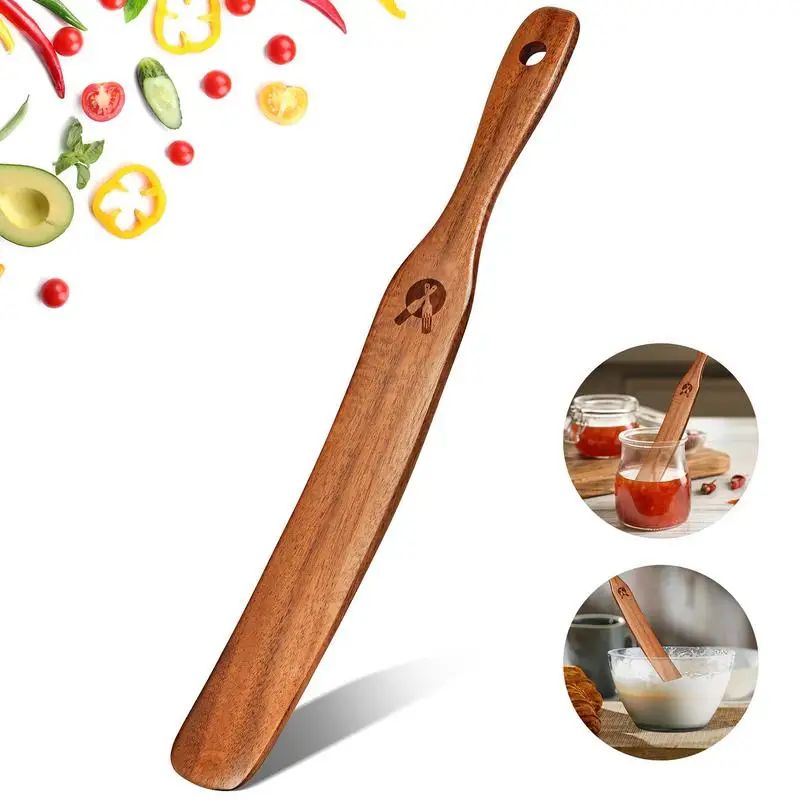 Wooden Sourdough Starter Stirring Spatula Mixing Tool