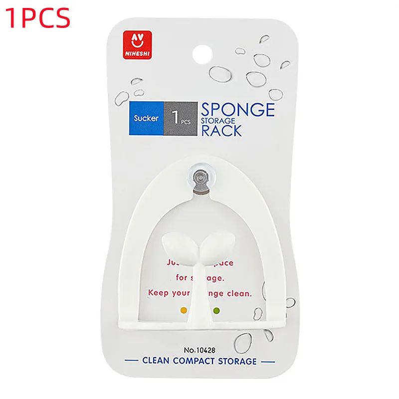 Suction Cup Sink Organizer Sponge Holder Rack