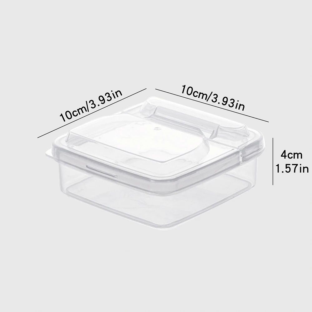 4 Piece Food Storage Box Set for Fridge and Freezer