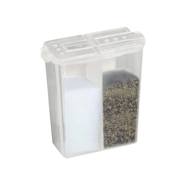 2 in 1 Camping Seasoning Shaker Bottle Salt and Pepper Container