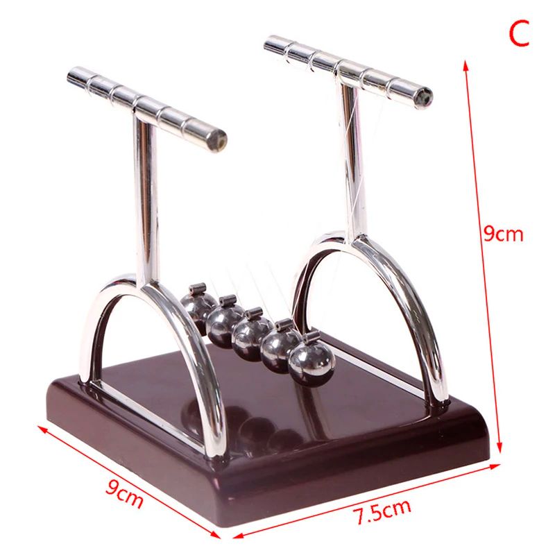 Newton Cradle Metal Pendulum Desk Decor