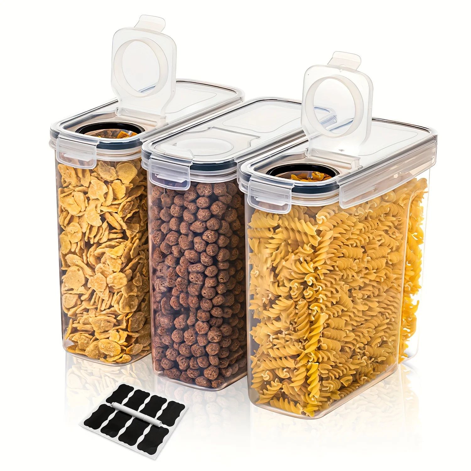 3pcs Airtight Cereal Storage Container Set