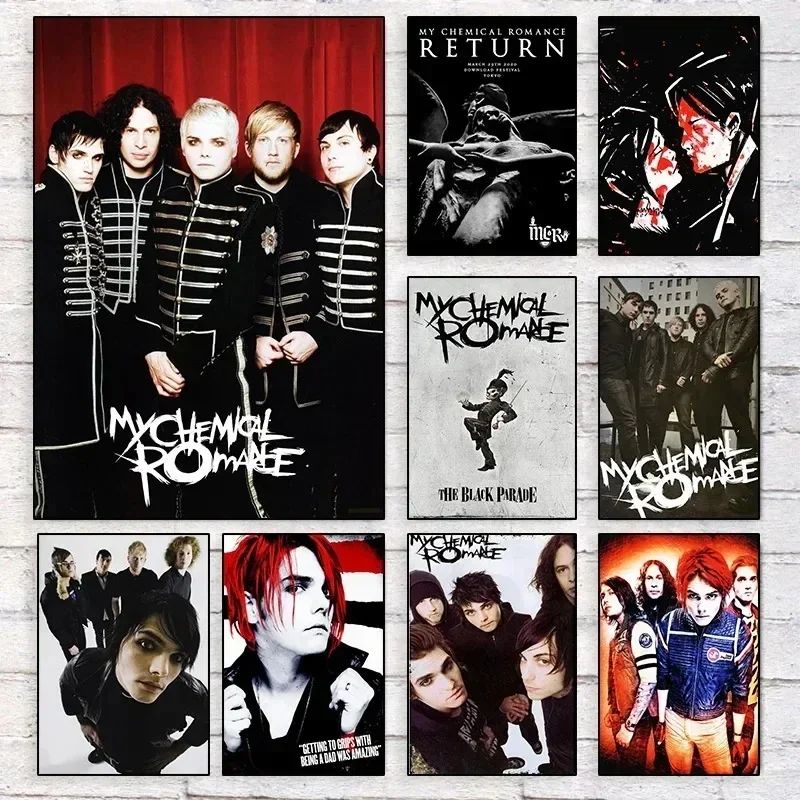 My Chemical Romance Canvas Poster Wall Art | Inspire Uplift