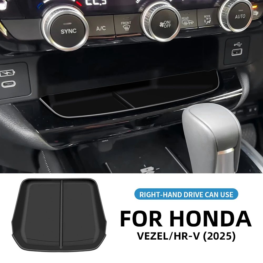 Hidden Center Console Organizer for Honda HRV Vezel 2025