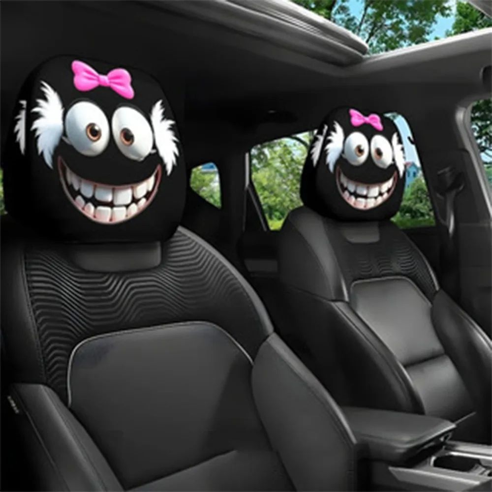 Breathable Elastic Car Seat Headrest Cover