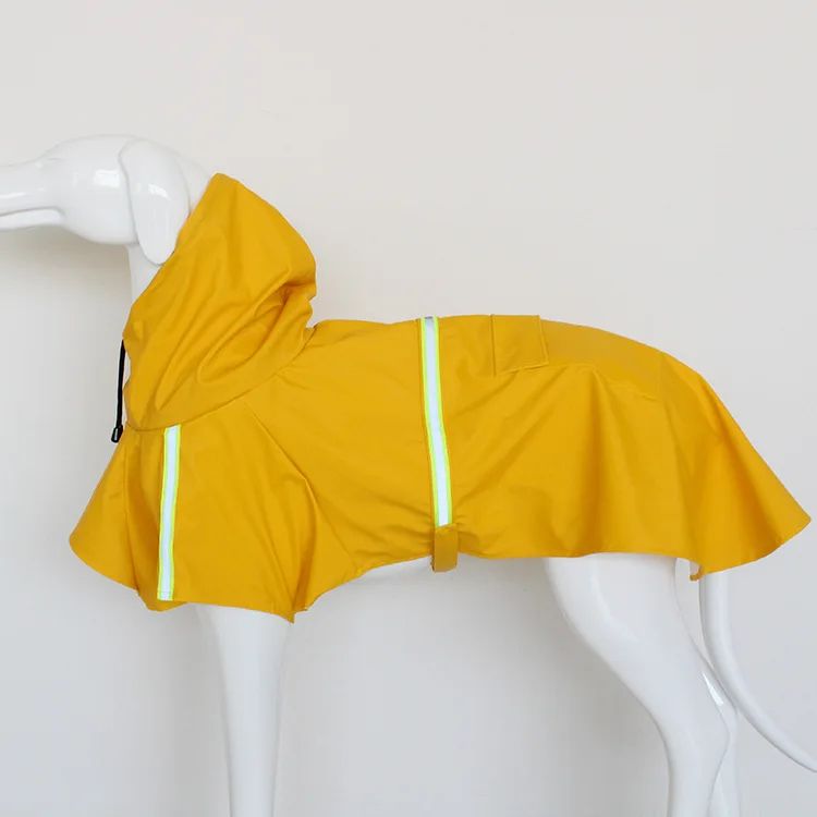 Waterproof Hooded Raincoat for Large Dogs