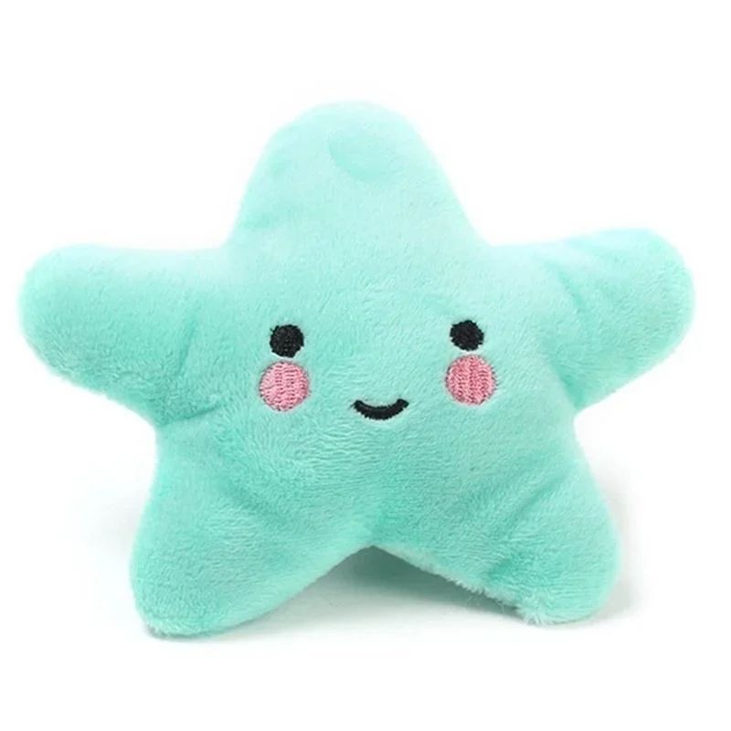 Plush Pentagram Squeaky Pet Toy for Dogs and Cats