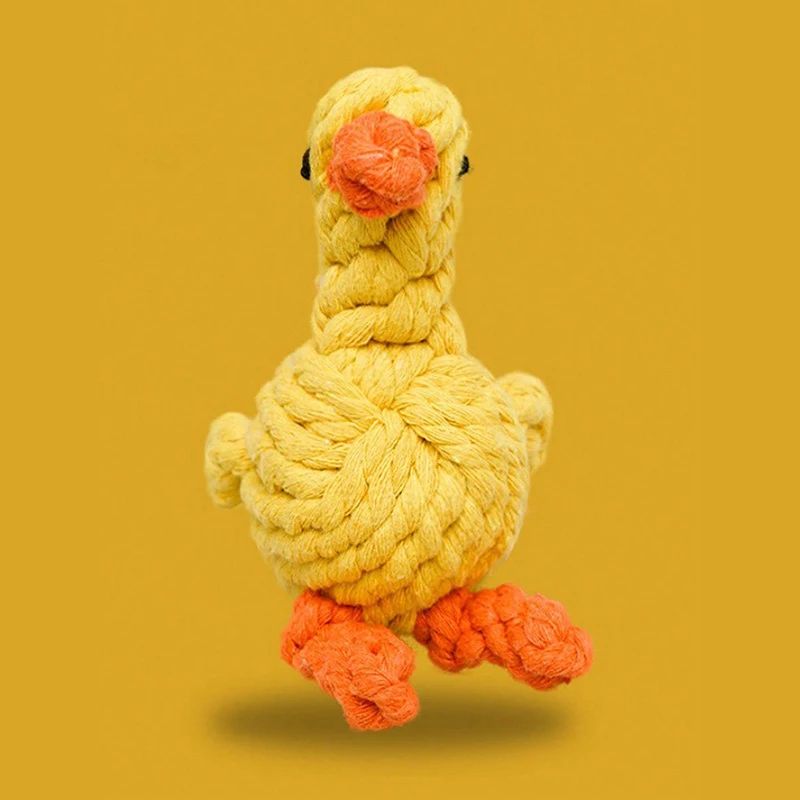 Hand Woven Cotton Rope Knot Dog Chew Toy