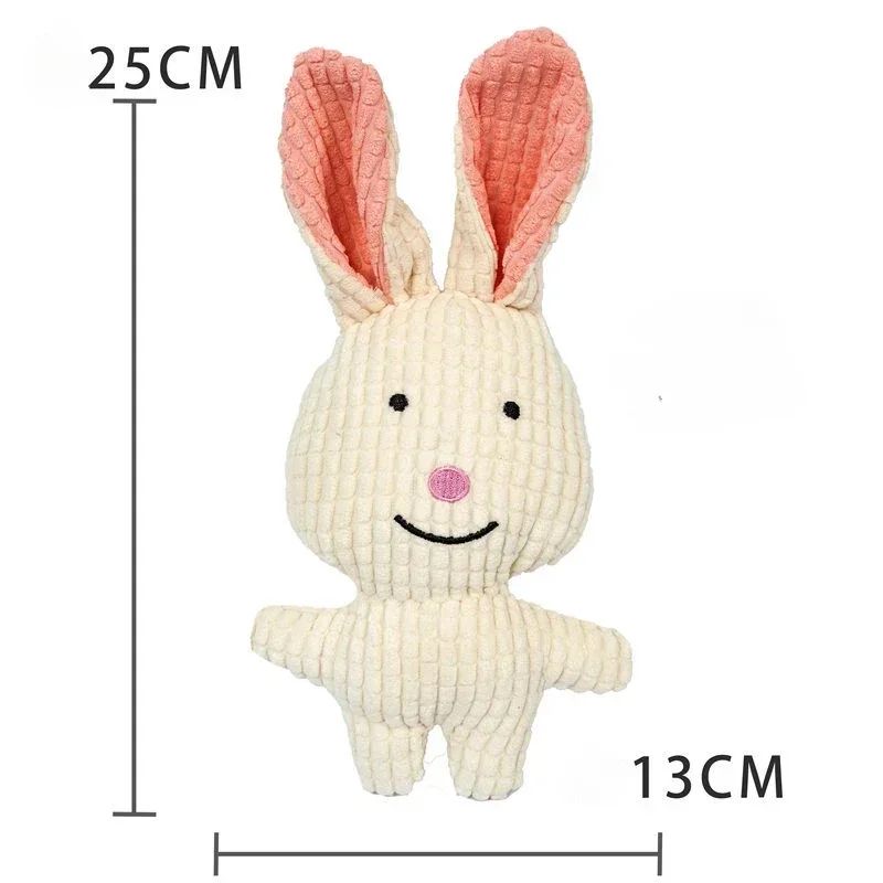 Plush Squeaky Chew Toy for Dogs and Cats
