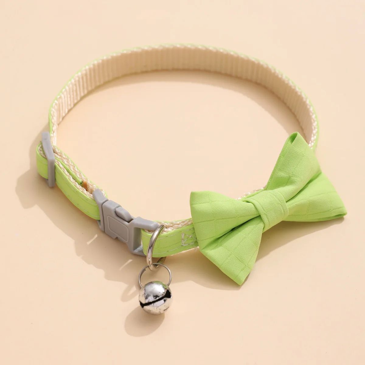 Bow Tie Adjustable Bell Collar for Cats and Small Dogs