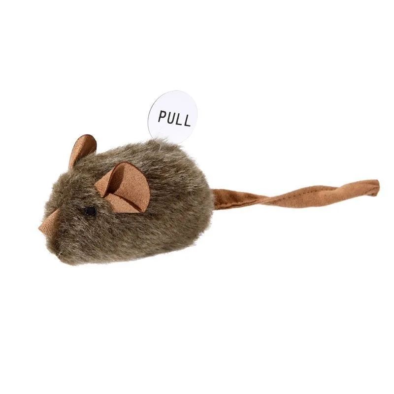 Smart Squeaky Mouse Plush Cat Toy with Sound Sensor