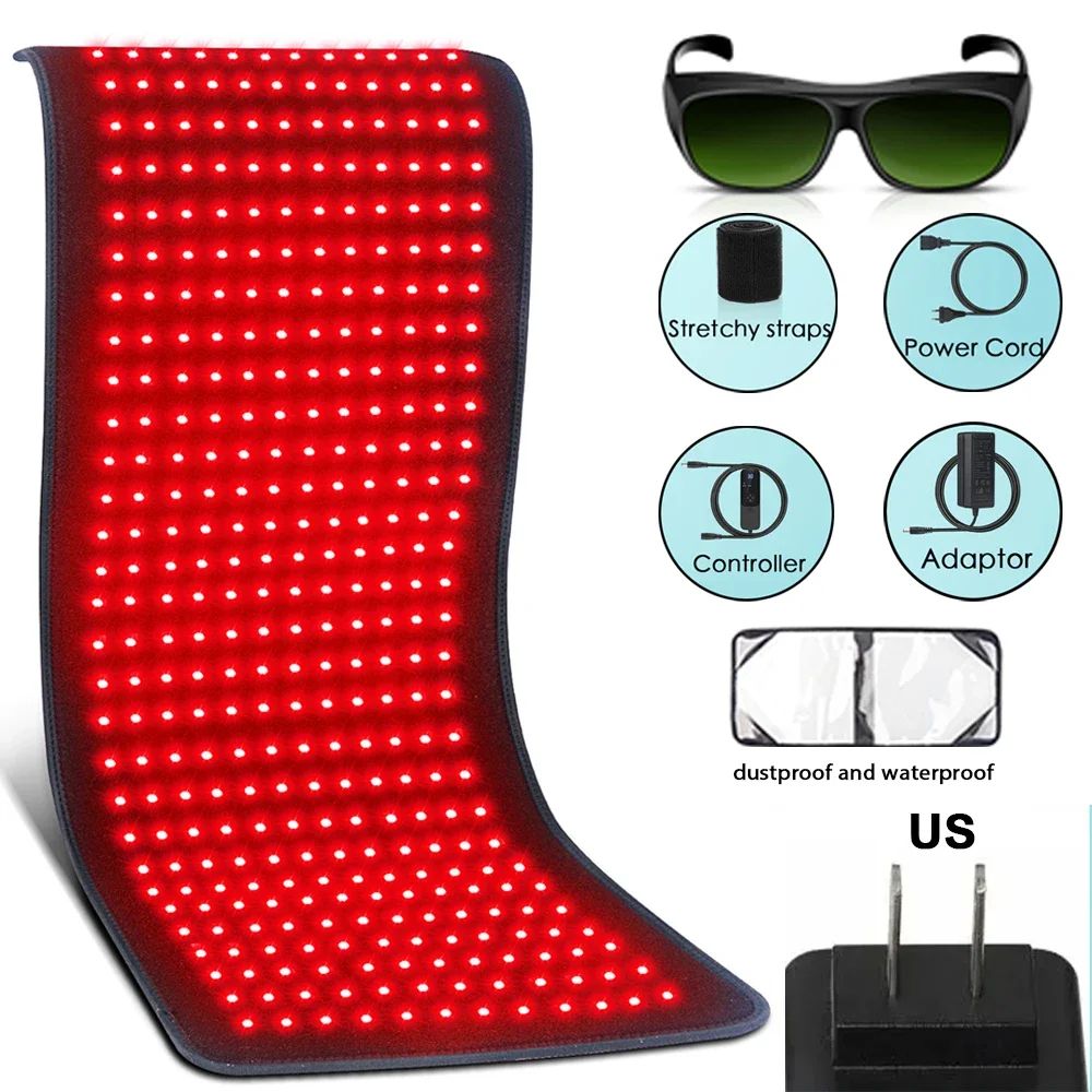 Red Light Therapy Heating Pad for Body Pain Relief