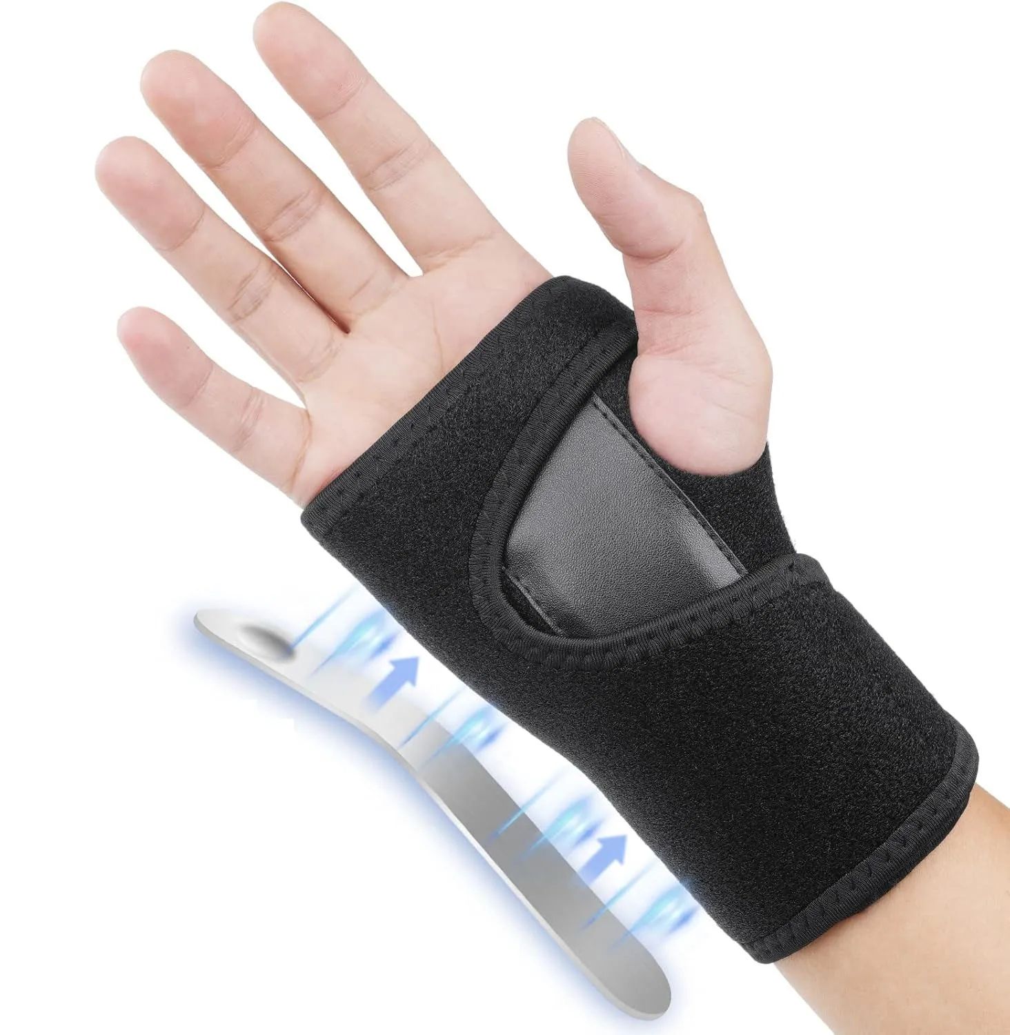 Adjustable Wrist Brace for Left and Right Hand Support