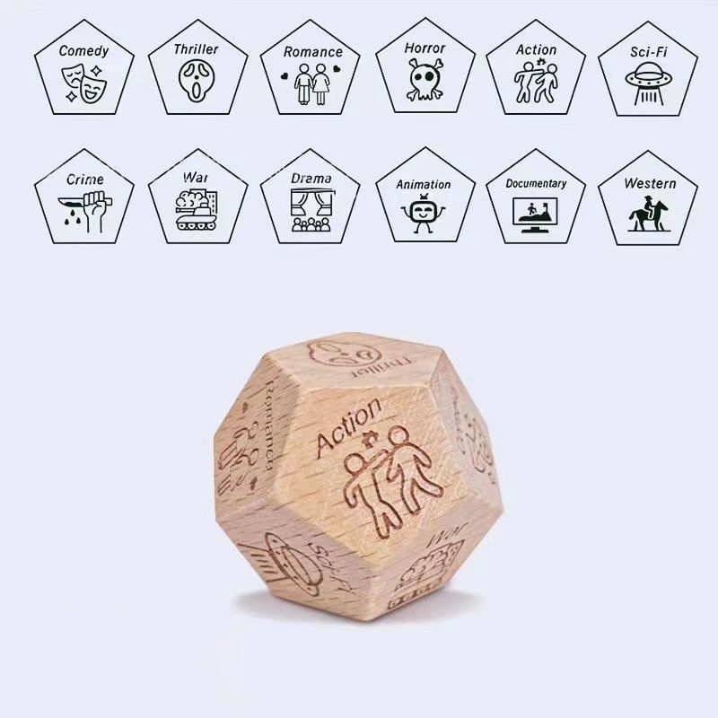 Couples Food Decision Dice Fun Gift for Him and Her