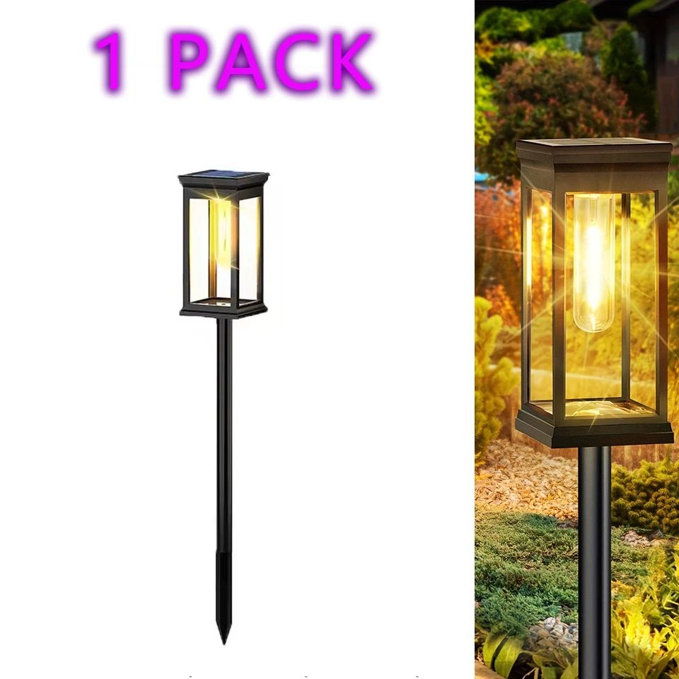 WarmGlow Solar Garden Pathway Lights