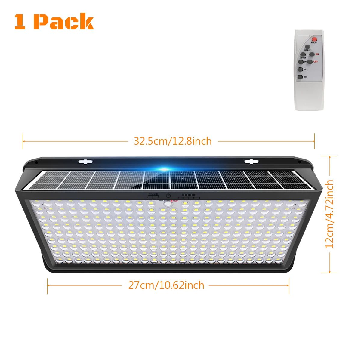 SuperBright Solar Outdoor Wall Flood Light