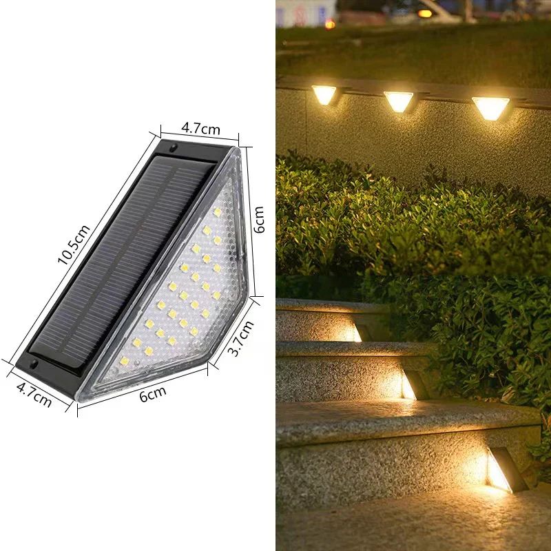 SolarGlow Waterproof Deck Step Lights
