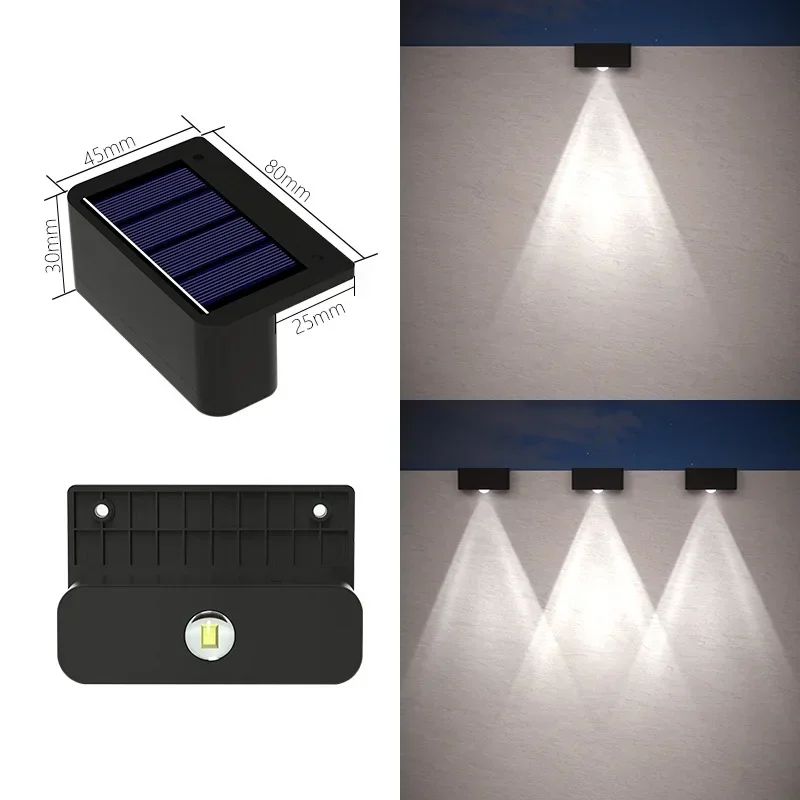 Solar LED Outdoor Wall and Stair Lights