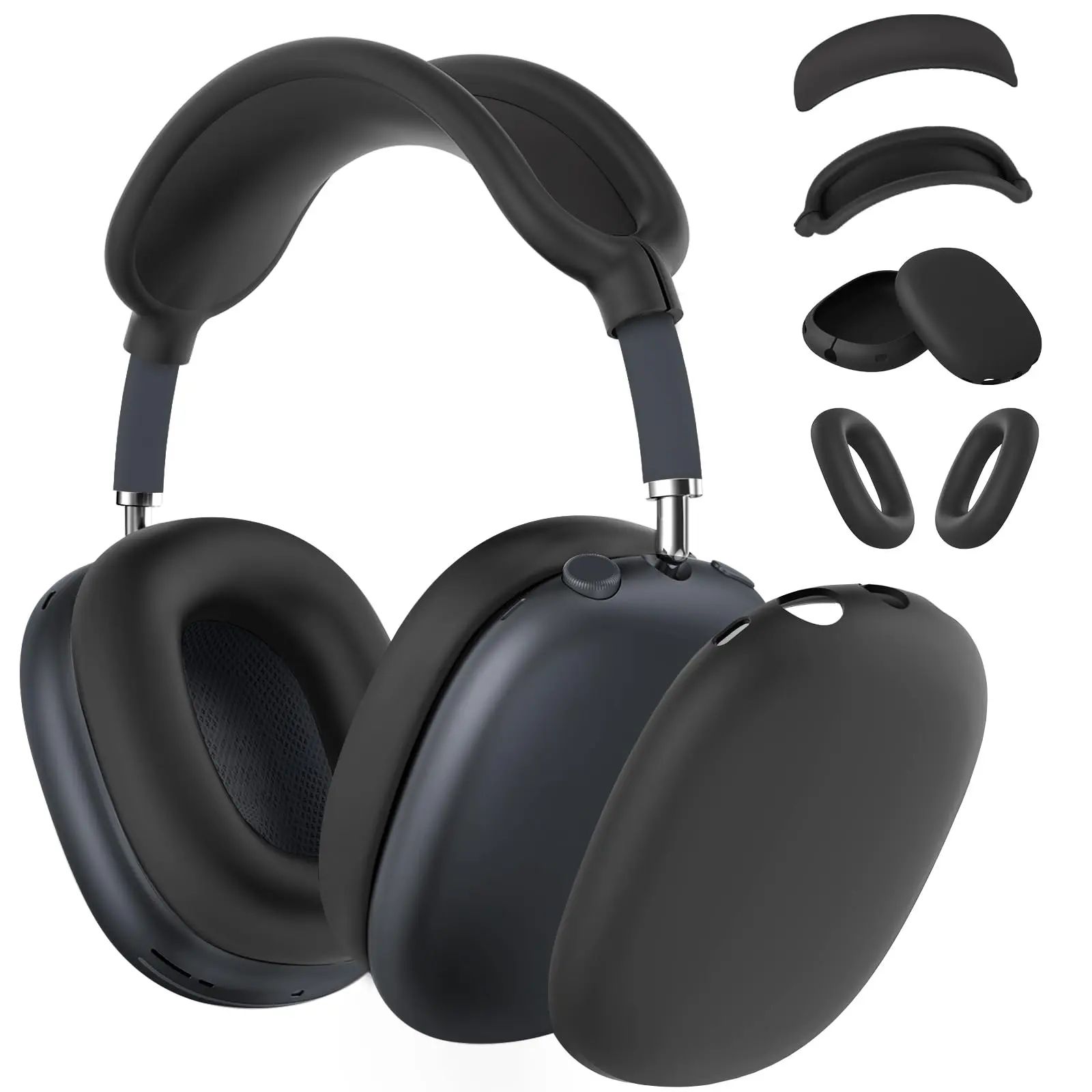 4 in 1 Silicone Protective Cover Set for AirPods Max