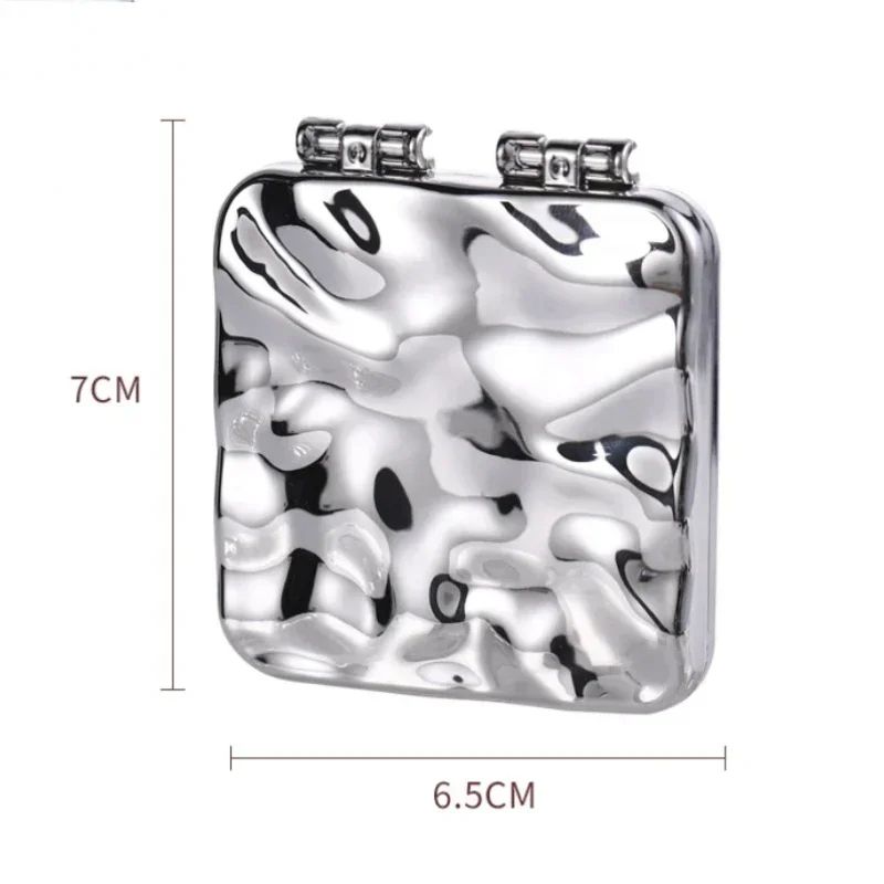 Mini Foldable Double Sided Square Pocket Makeup Mirror