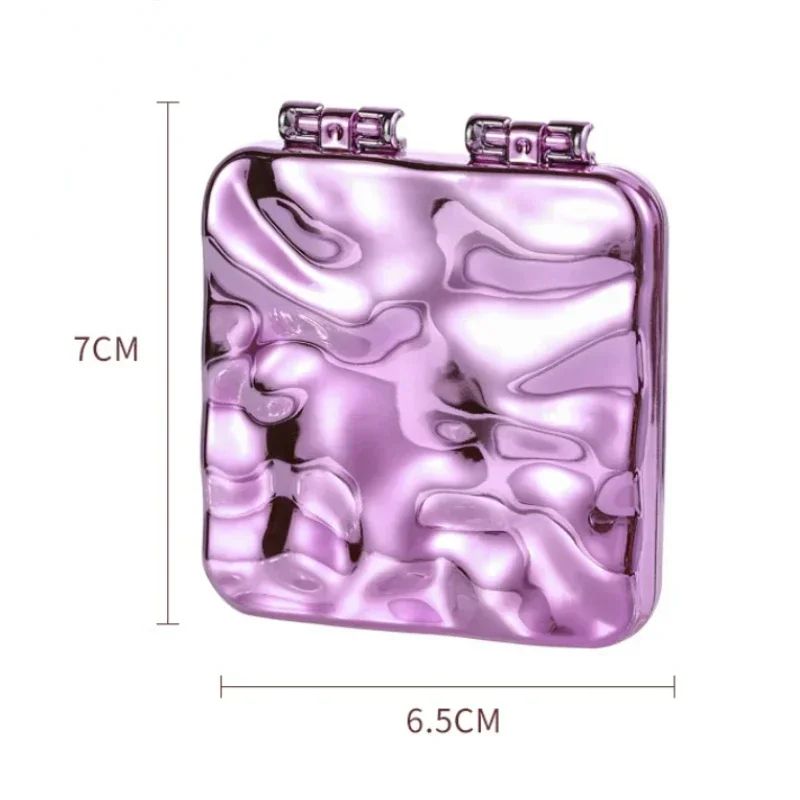 Foldable Mini Square Double Sided Compact Makeup Mirror