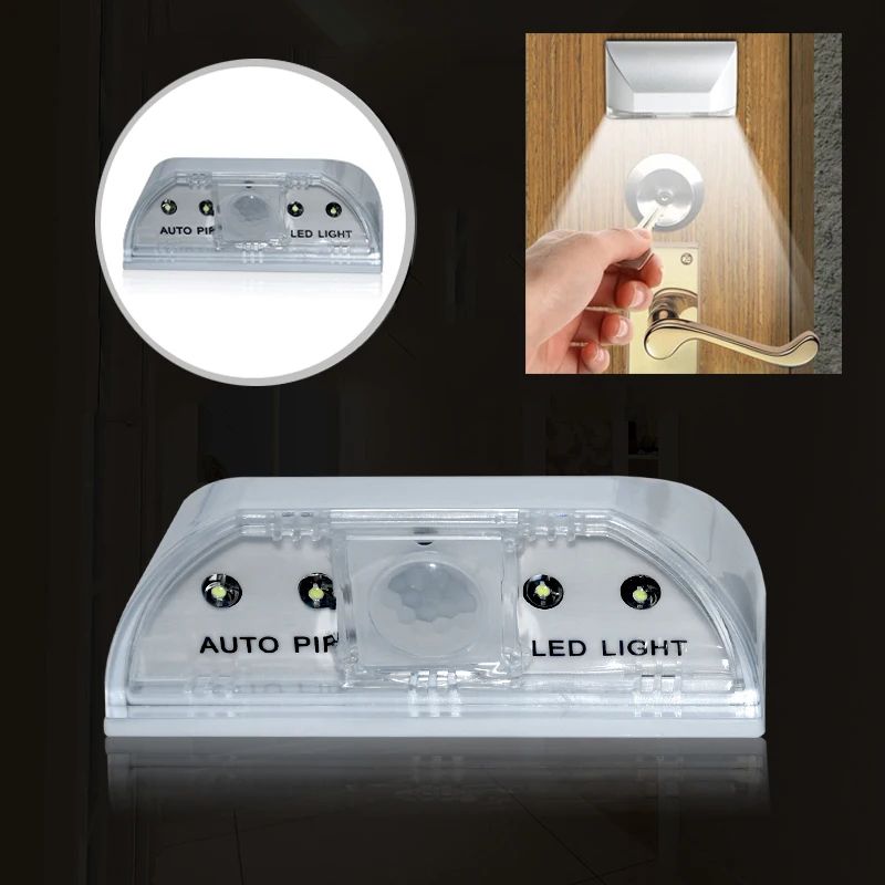 Wireless PIR Motion Sensor LED Keyhole Night Light